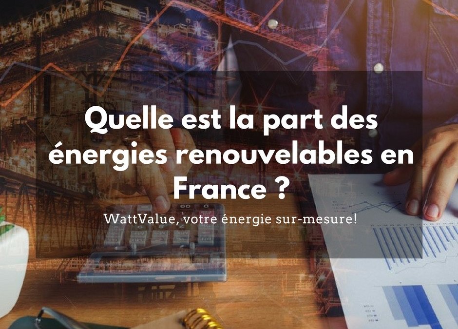 Quelle est la part des énergies renouvelables en France ?