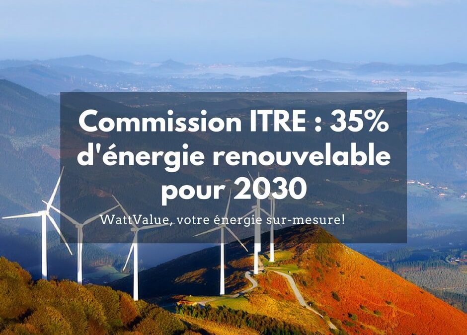 Le vote de la Commission ITRE pour 35% d’énergie renouvelables en 2030