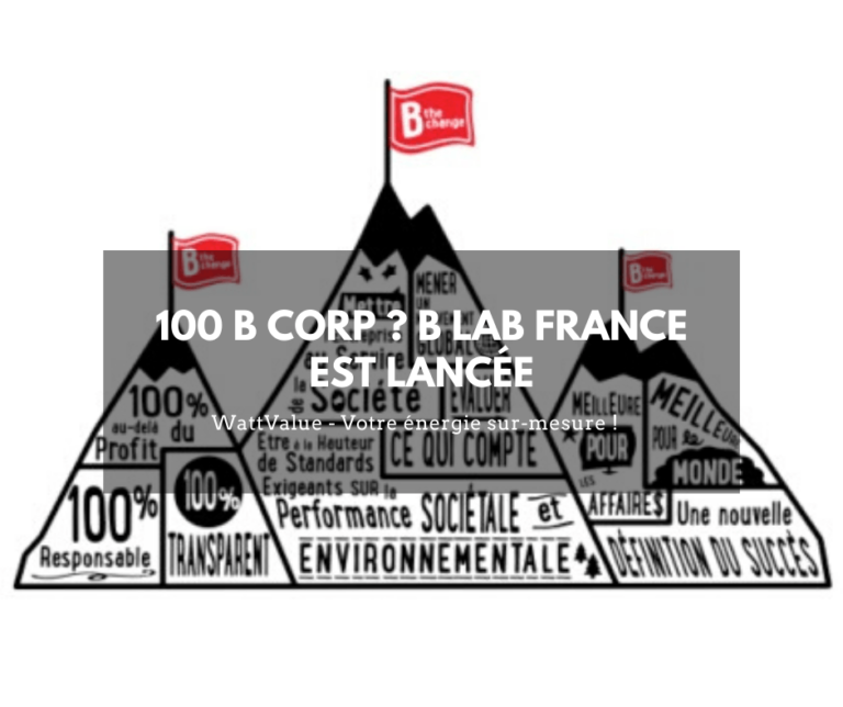 100 B Corps ? B Lab France Est Lancé ! - WattValue